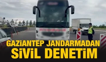 Gaziantep Jandarmadan sivil denetim