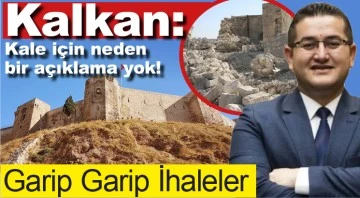 Gaziantep Kalesi'nde  neler oluyor?  Garip Garip İhaleler