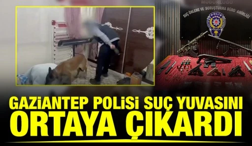 Gaziantep Polisi Su&ccedil; Yuvasını Ortaya &Ccedil;ıkardı