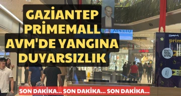 Gaziantep Primemall AVM'de yangına duyarsızlık 