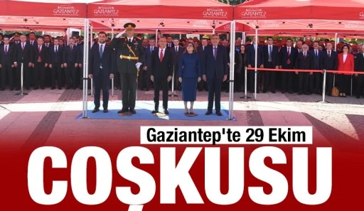 Gaziantep'te 29 Ekim coşkusu