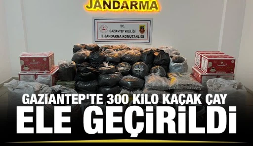 Gaziantep'te 300 Kilo Ka&ccedil;ak &Ccedil;ay Ele Ge&ccedil;irildi