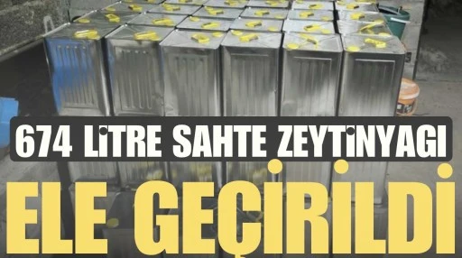 Gaziantep&rsquo;te 500 bin TL değerinde sahte zeytinyağı ele ge&ccedil;irildi: 1 g&ouml;zaltı