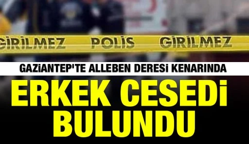 Gaziantep&rsquo;te Alleben Deresi Kenarında Erkek Cesedi Bulundu