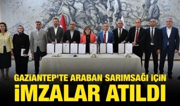Gaziantep'te Araban Sarımsağı için imzalar atıldı