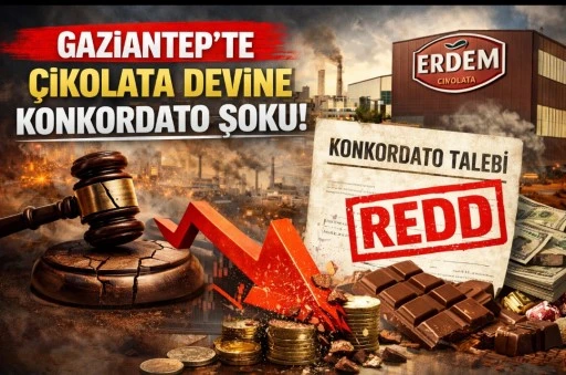 GAZİANTEP&rsquo;TE &Ccedil;İKOLATA DEVİNE KONKORDATO ŞOKU