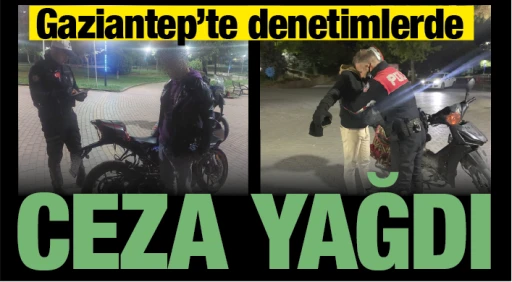 Gaziantep'te denetimlerde ceza yağdı