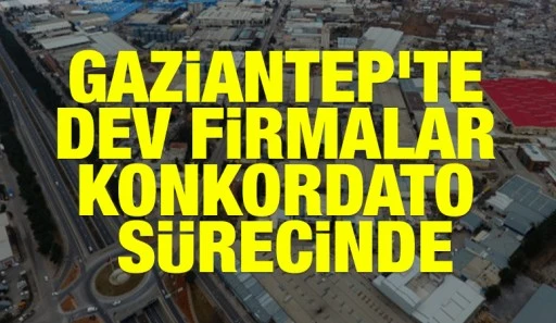 Gaziantep&rsquo;te Dev Firmalar Konkordato S&uuml;recinde