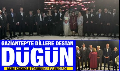 GAZİANTEP'TE DİLLERE DESTAN DÜĞÜN