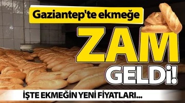 Gaziantep'te ekmeğe ZAM geldi! 