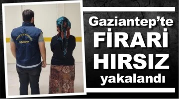 Gaziantep’te firari hırsız yakalandı