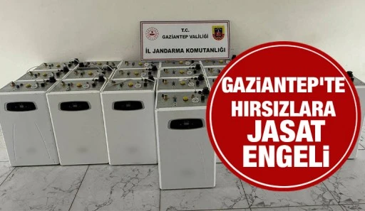 Gaziantep'te hırsızlara JASAT engeli