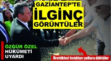 Gaziantep'te ilginç görüntüler!
