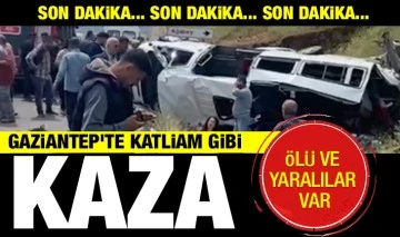 Gaziantep'te katliam gibi kaza: Ölü ve Yaralılar var