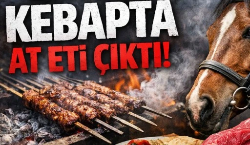 Kebapta at eti &ccedil;ıktı