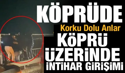 Gaziantep'te K&ouml;pr&uuml;de Korku Dolu Anlar