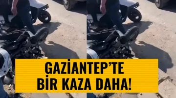 Gaziantep'te motosiklet kazası