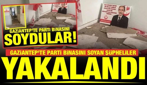 Gaziantep&rsquo;te Parti Binasını Soyan Ş&uuml;pheliler Yakalandı
