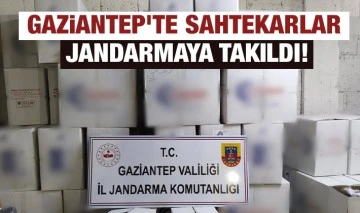 Gaziantep'te sahtekarlar jandarmaya takıldı!