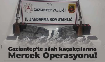 Gaziantep'te silah kaçakçılarına Mercek Operasyonu!