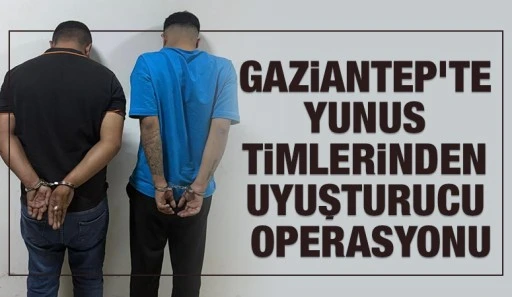 Gaziantep&rsquo;te Yunus Timlerinden Uyuşturucu Operasyonu