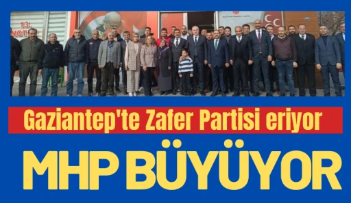 Gaziantep'te Zafer Partisi eriyor, MHP büyüyor