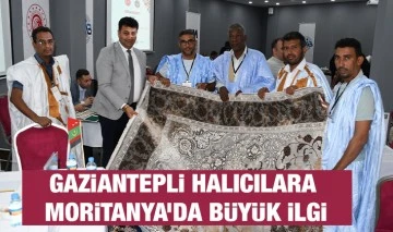 Gaziantepli Halıcılara Moritanya’da büyük ilgi