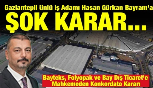 Gaziantepli &Uuml;nl&uuml; İş Adamı Hasan G&uuml;rkan Bayram&rsquo;a Şok Karar... 