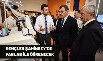 GENÇLER ŞAHİNBEY’DE FABLAB İLE ÖĞRENECEK