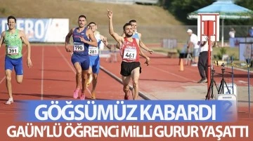 GÖĞSÜMÜZ KABARDI! GAÜN’LÜ ÖĞRENCİ MİLLİ GURUR YAŞATTI