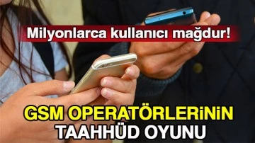 GSM operatörlerinin taahhüd oyunu