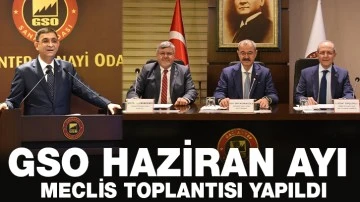 GSO HAZİRAN AYI MECLİS TOPLANTISI YAPILDI