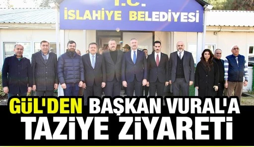 GÜL’DEN BAŞKAN VURAL’A TAZİYE ZİYARETİ