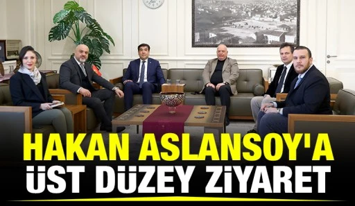 Hakan Aslansoy'a üst düzey ziyaret
