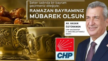 Hasan Öztürkmen'den Ramazan Bayramı Mesajı