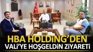 HBA Holding’den Vali’ye hoşgeldin ziyareti