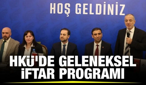 HKÜ'de geleneksel iftar programı