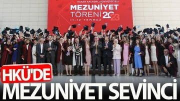 HKÜ'DE MEZUNİYET SEVİNCİ