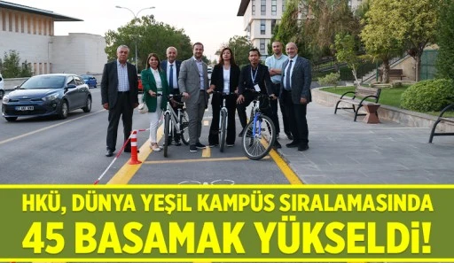 HKÜ, Dünya Yeşil Kampüs Sıralamasında 45 Basamak Yükseldi!