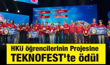 HKÜ Öğrencilerinin Projesine TEKNOFEST’te ödül