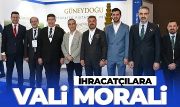 İhracatçılara Vali Morali