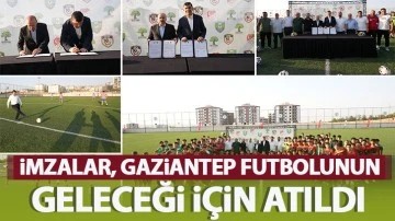 İMZALAR, GAZİANTEP FUTBOLUNUN GELECEĞİ İÇİN ATILDI