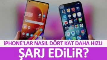 iPhone'lar nasıl dört kat daha hızlı şarj edilir?