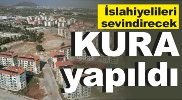 İslahiyelileri sevindirecek kura yapıldı
