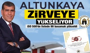 İSO 500’de Altunkaya’nın Rekor Yükselişi
