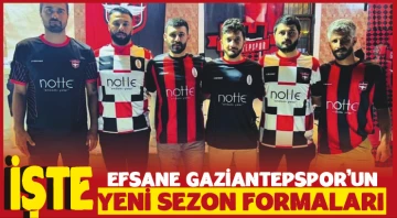  İşte efsane Gaziantepspor'un yeni sezon formaları