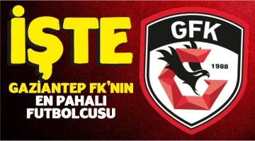 İŞTE Gaziantep FK’nın en pahalı futbolcusu