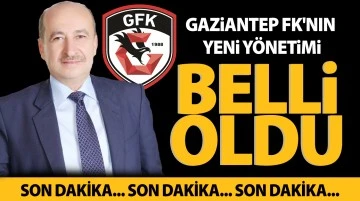 Gaziantep FK'nın yeni yönetimi belli oldu