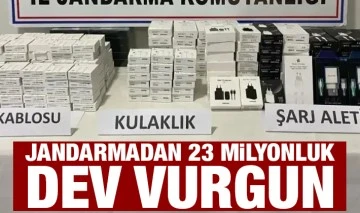 Jandarmadan 23 milyonluk dev vurgun