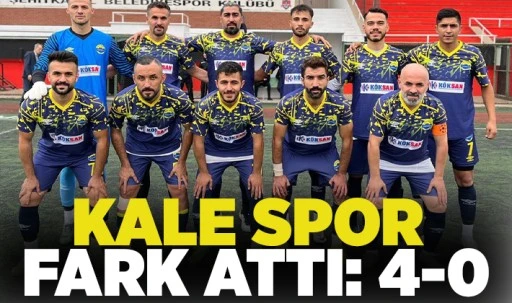 Kale Spor fark attı: 4-0